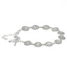 St. Benedict Sterling Silver Rosary Bracelet