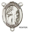 St. Brendan the Navigator PLAIN BACK Rosary centerpiece