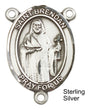 St. Brendan the Navigator PLAIN BACK Rosary centerpiece