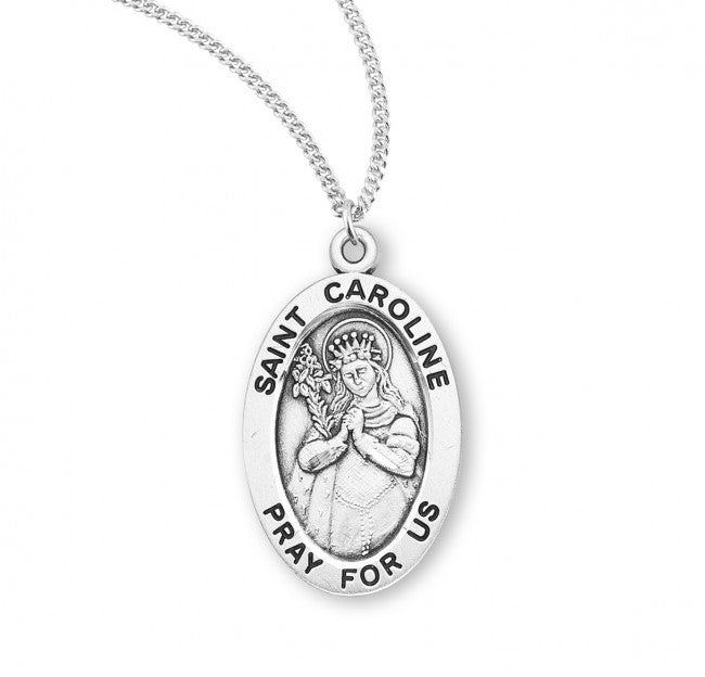 St. Caroline Oval Medal