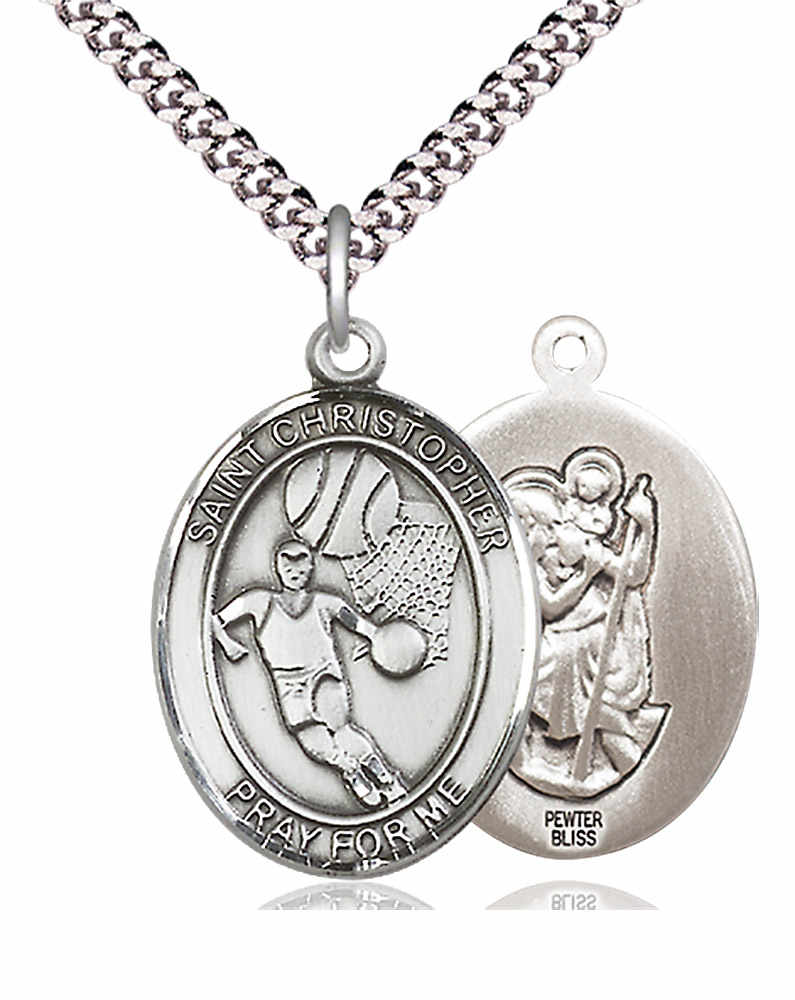 St. Christopher Basketball Medal