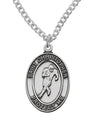 St. Christopher Football Medal Pewter