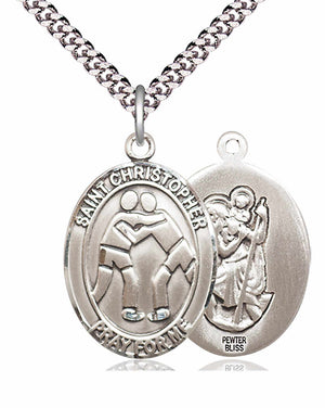 St. Christopher Wrestling Medal
