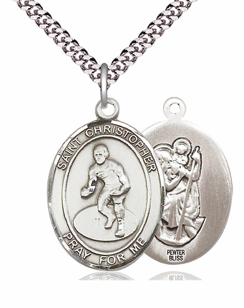 St. Christopher Wrestling Medal