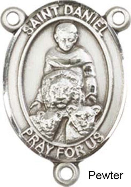 St. Daniel Rosary Centerpiece Sterling Silver or Pewter
