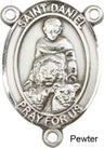 St. Daniel Rosary Centerpiece Sterling Silver or Pewter