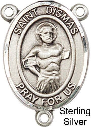 St. Dismas Rosary Centerpiece Sterling Silver or Pewter