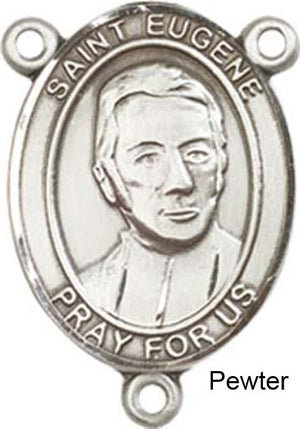 St. Eugene De Mazenod Rosary Centerpiece Sterling Silver or Pewter