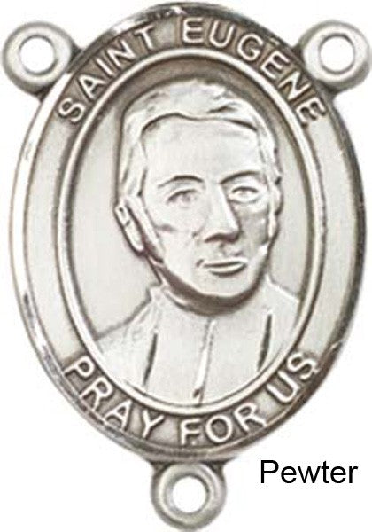 St. Eugene De Mazenod Rosary Centerpiece Sterling Silver or Pewter