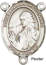 St. Finnian of Clonard Rosary Centerpiece Sterling Silver or Pewter
