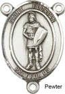 St. Florian Rosary Centerpiece Sterling Silver or Pewter
