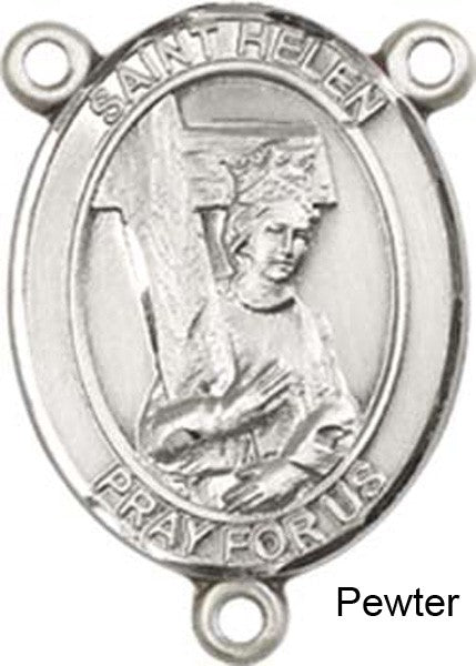 St. Helen Rosary Centerpiece Sterling Silver or Pewter