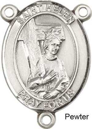 St. Helen Rosary Centerpiece Sterling Silver or Pewter