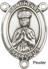 St. Henry II Rosary Centerpiece Sterling Silver or Pewter