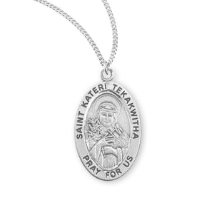 St. Kateri Tekakwitha Oval Medal