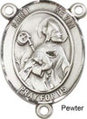 St. Kevin Rosary Centerpiece Sterling Silver or Pewter