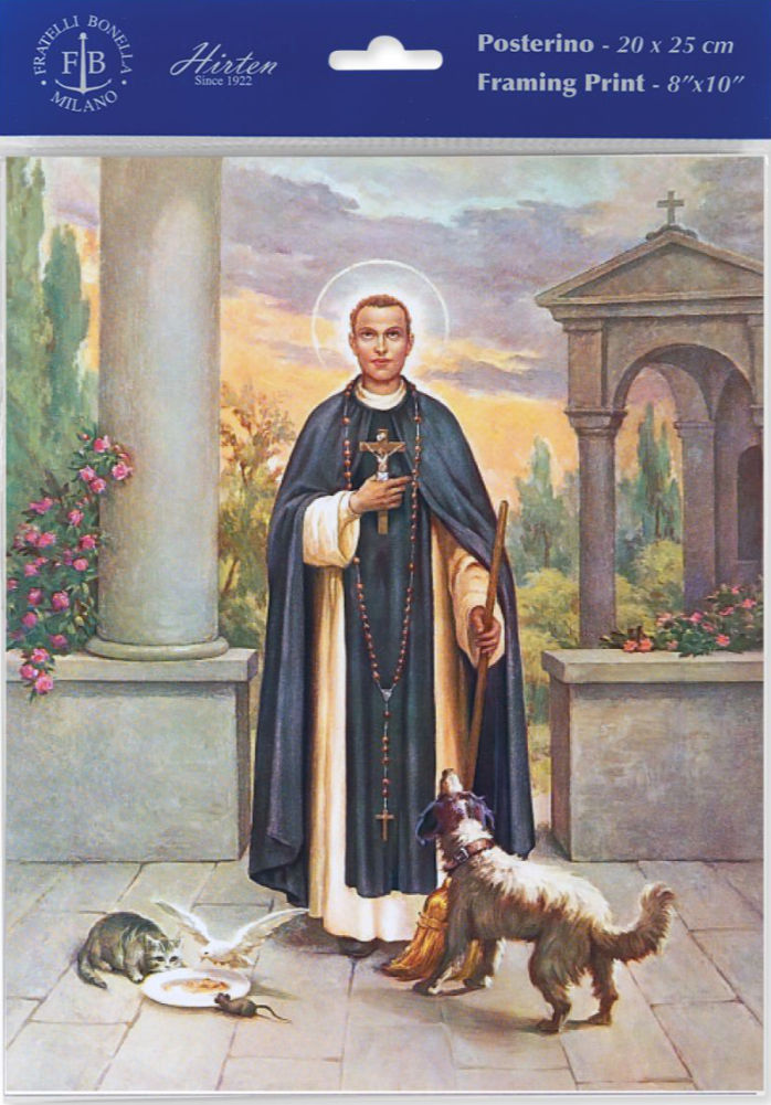 St. Martin de Porres Print - Sold in 3 per pack