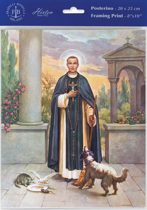 St. Martin de Porres Print - Sold in 3 per pack