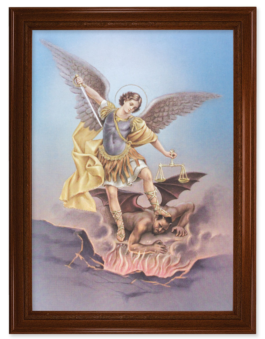 St. Michael 19x27 Framed Print Artboard