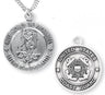 St. Michael Coast Guard Medal Sterling Silver