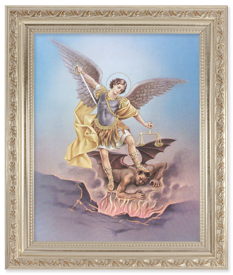 St. Michael 8x10 Framed Print Under Glass