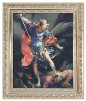 St. Michael 8x10 Framed Print Under Glass