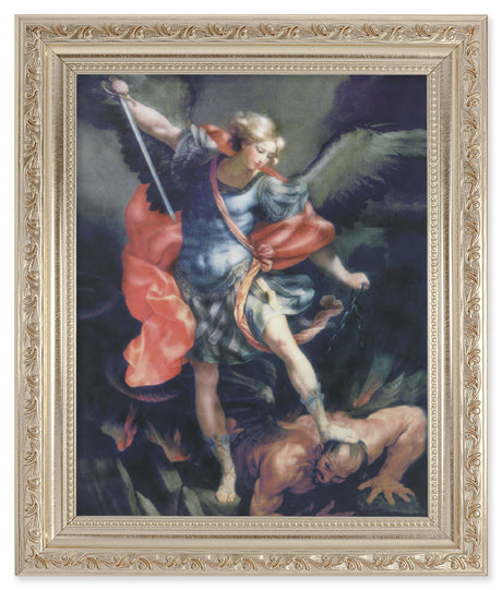 St. Michael 8x10 Framed Print Under Glass