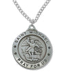 Round St. Michael Medal for Men