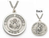 St. Michael U.S. Army Sterling Silver Medal with Chain