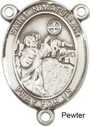 St. Nimatullah Rosary Centerpiece Sterling Silver or Pewter