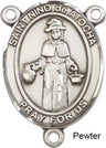 St. Nino De Atocha Rosary Centerpiece Sterling Silver or Pewter
