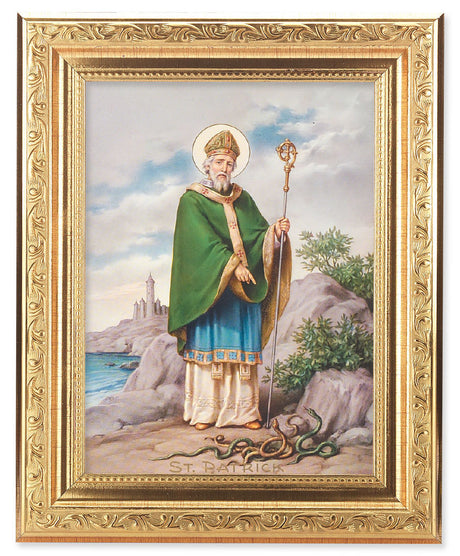 St. Patrick 6x8 Print Under Glass