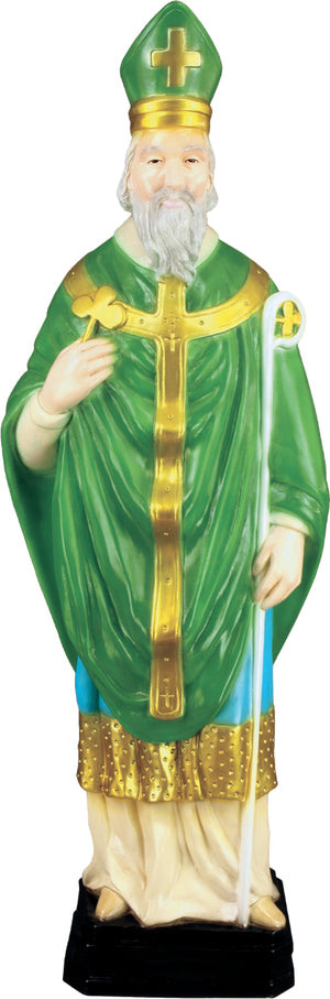 Saint Patrick Plastic Statue - 24 inch