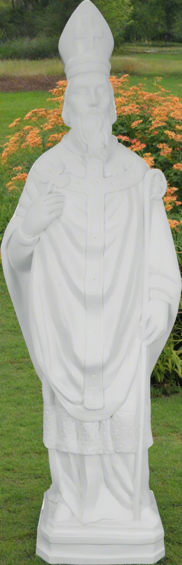 Saint Patrick Plastic Statue - 24 inch