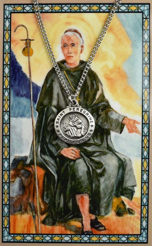 St. Peregrine Medal with Prayer Card