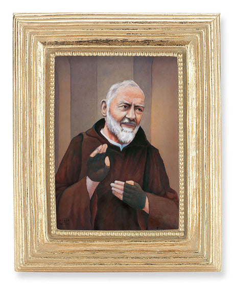 St. Pio 2.5x3.5 Print Under Glass