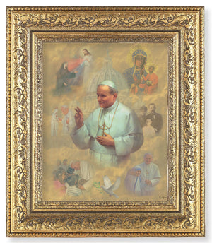 St. Pope John Paul II 8x10 Framed Print Under Glass
