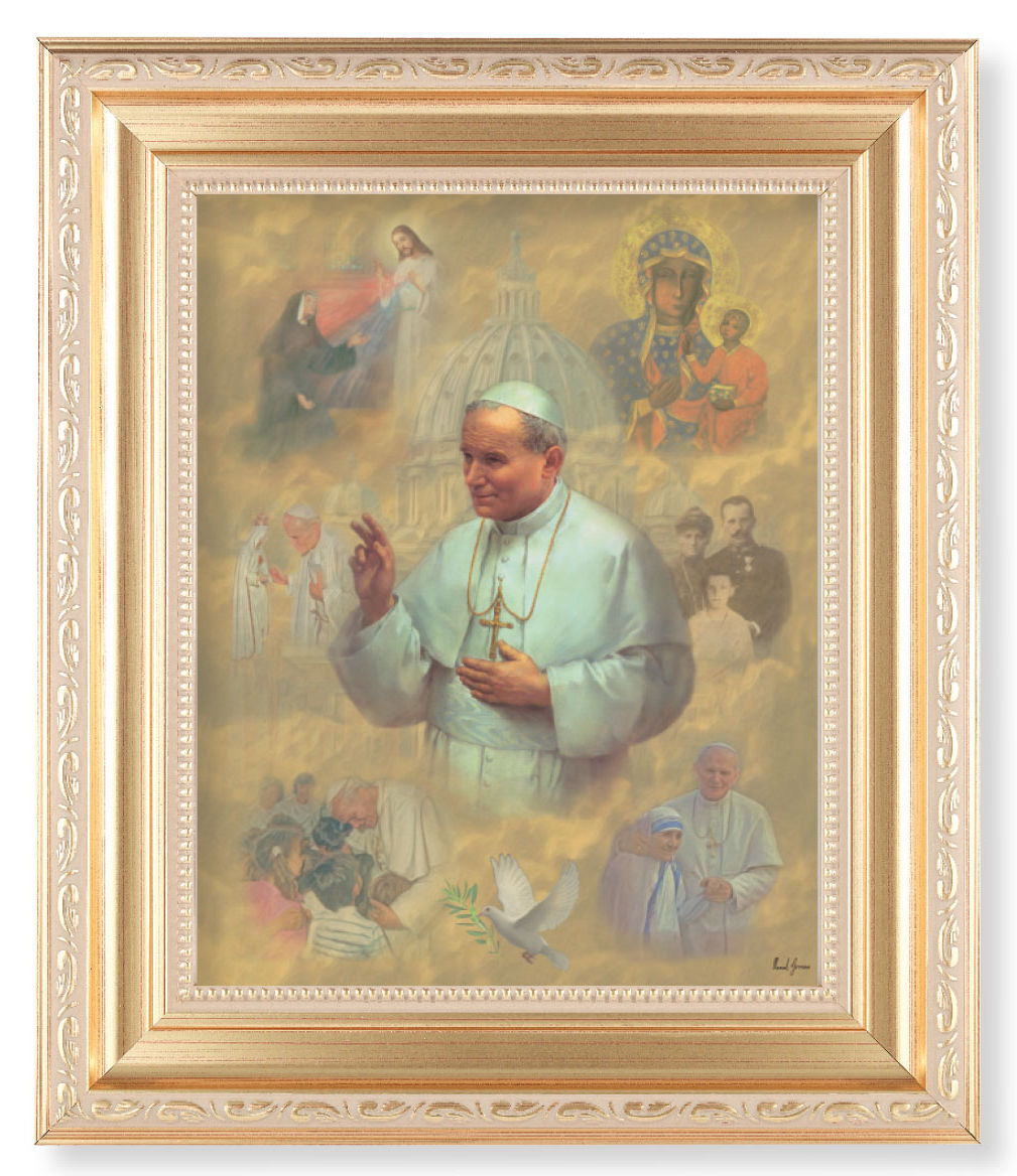 St. Pope John Paul II 8x10 Framed Print Under Glass