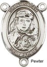 St. Sarah Rosary Centerpiece Sterling Silver or Pewter