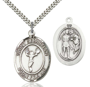 St. Sebastian Cheerleading Medal