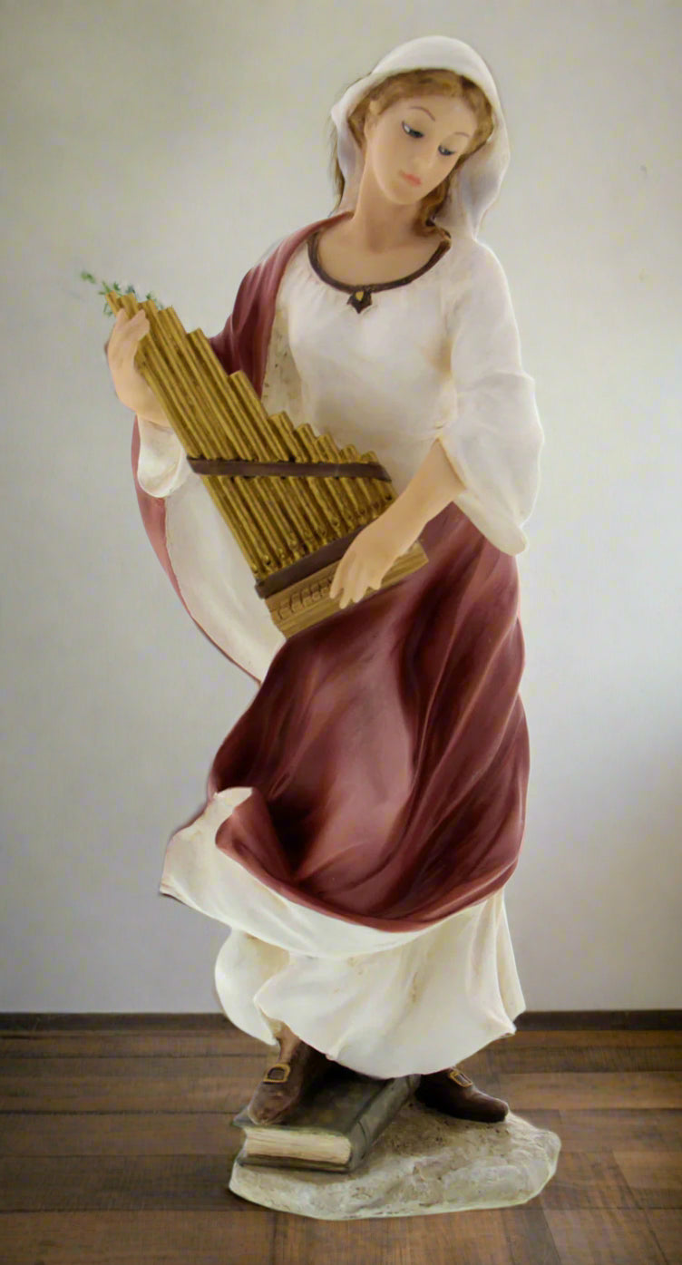 Saint Cecilia Statue - 8.5 Inches