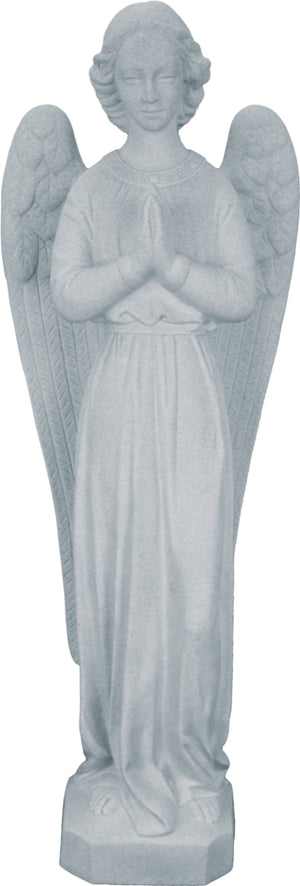 Plastic Praying Angel Statue - 24 inch