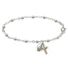 Sterling Silver Youth Bracelet with 4mm beads
