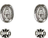 Sterling Silver Miraculous Post Earrings