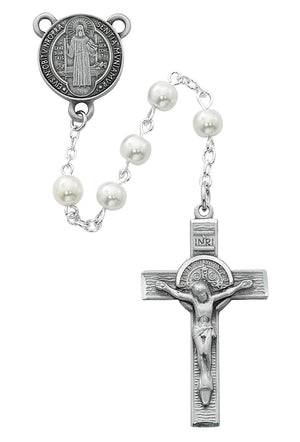 Textured Crucifix St. Benedict Rosary