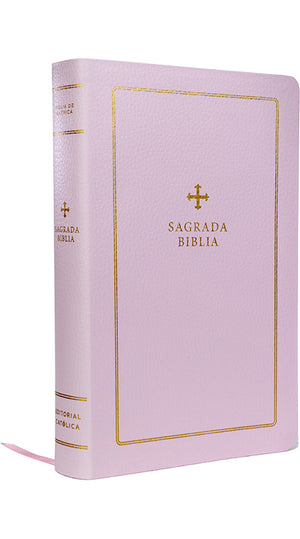 Biblia Católica Regalos y Ceremonias – Rosa | Comfort Print® | Biblia de América