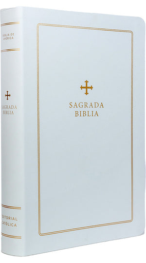 Biblia Católica Regalos y Ceremonias – Blanca | Comfort Print® | Biblia de América