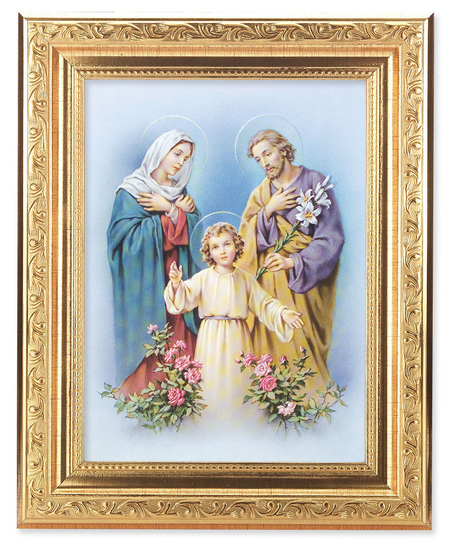 The Holy Family Help 6x8 Print Under Glass