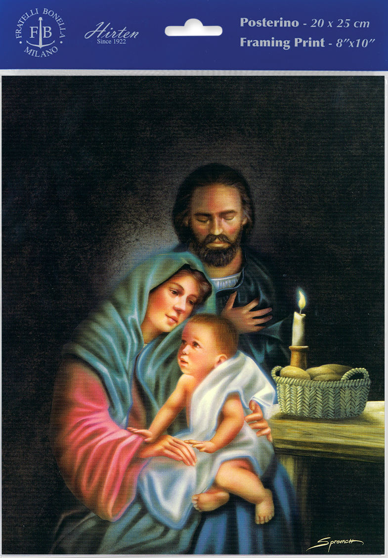 The Holy Family Print - Sold in 3 Per Pack