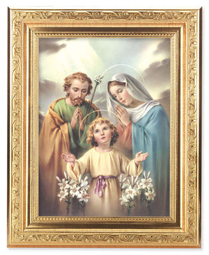 The Holy Family by Simeone 6x8 Print Under Glass